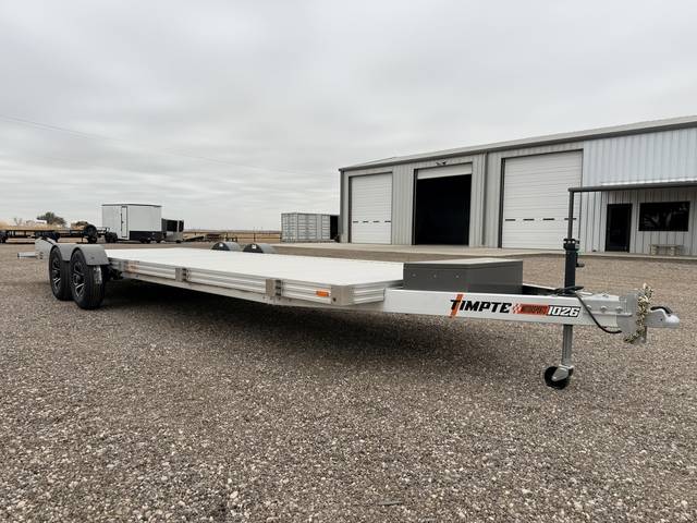 Timpte 1026 EZ Load Drop-deck Aluminum Car Trailer - 4º Loading