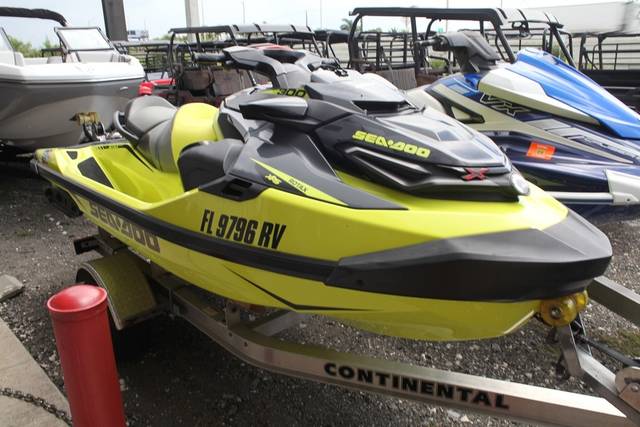 2019 Sea-Doo RXT®-X® 300 IBR & Sound System Neon Yellow and Lava