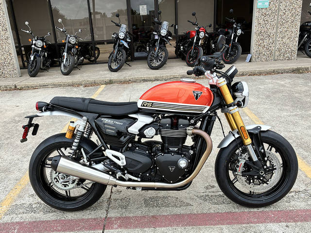 2026 Triumph Speed Twin 1200 RS Baja Orange/Sapphire black