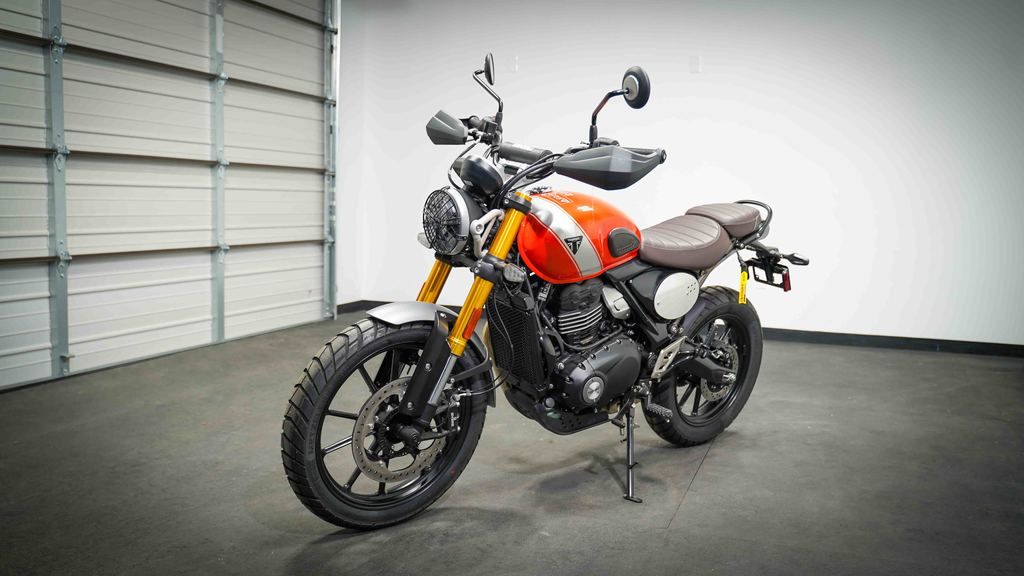 New Triumph Scrambler 400 X Baja Orange/Aluminium 2026