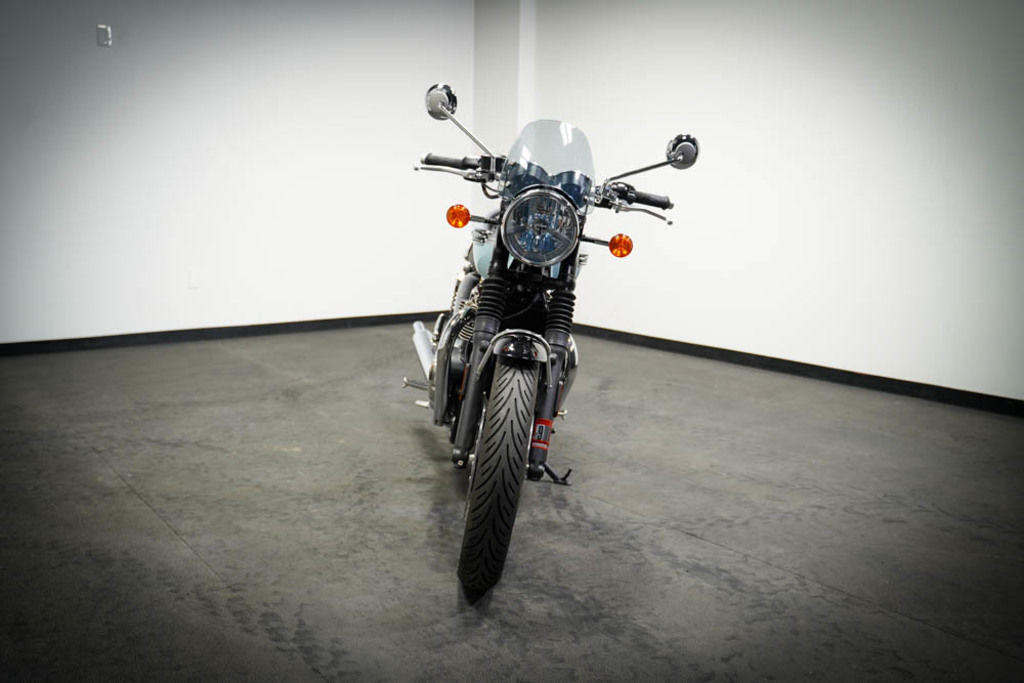 Used Triumph Bonneville T120 Chrome Edition Meriden Blue 2023