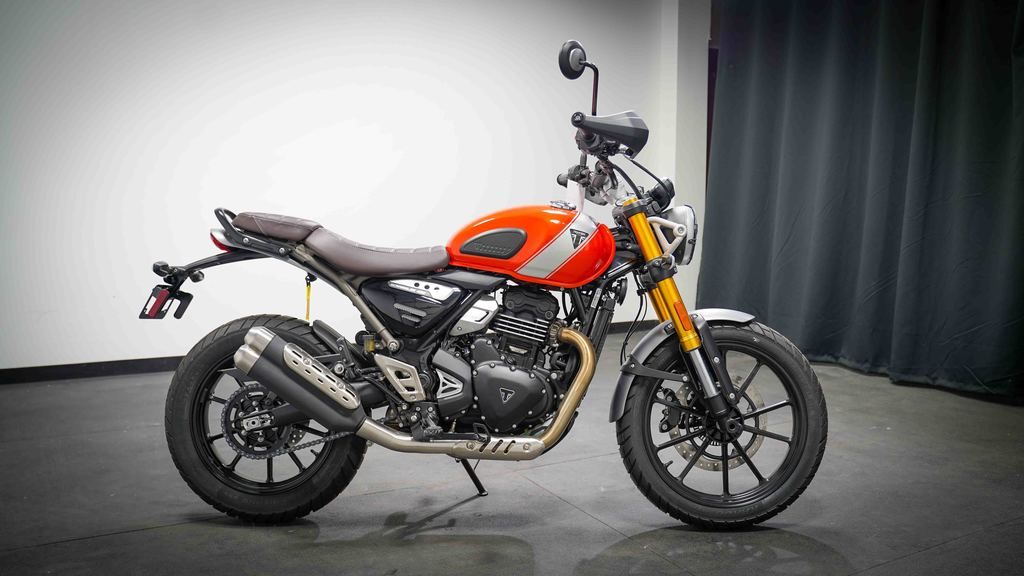 New Triumph Scrambler 400 X Baja Orange/Aluminium 2026