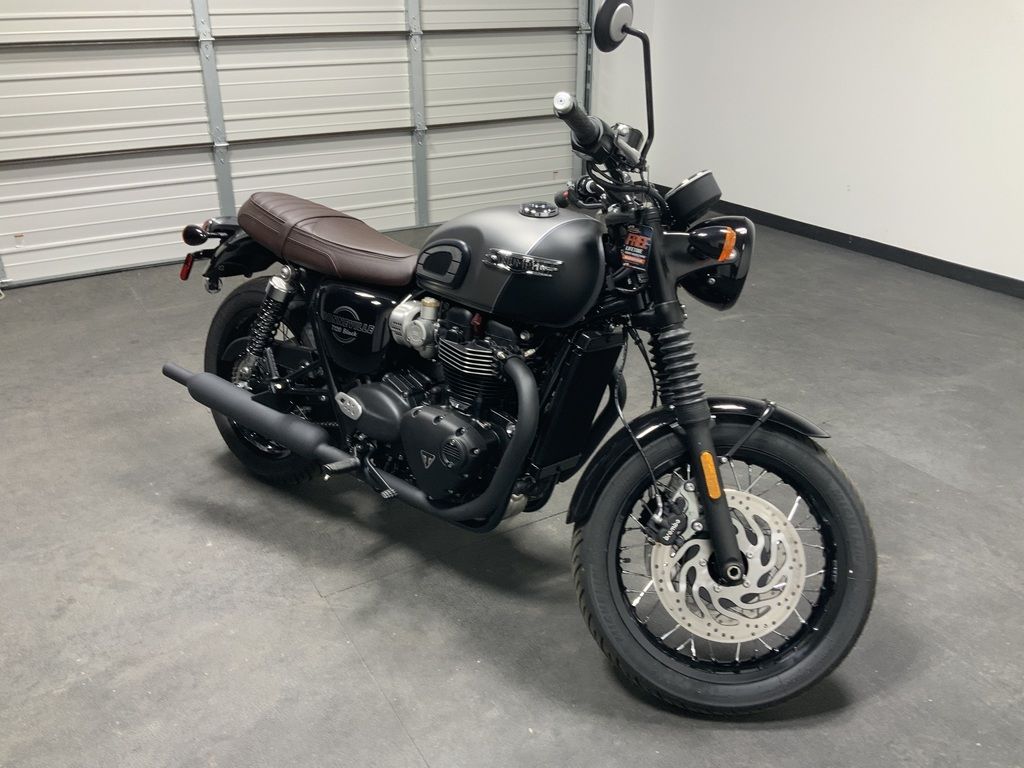 New Triumph Bonneville T120 Black Matt silver ice 2026