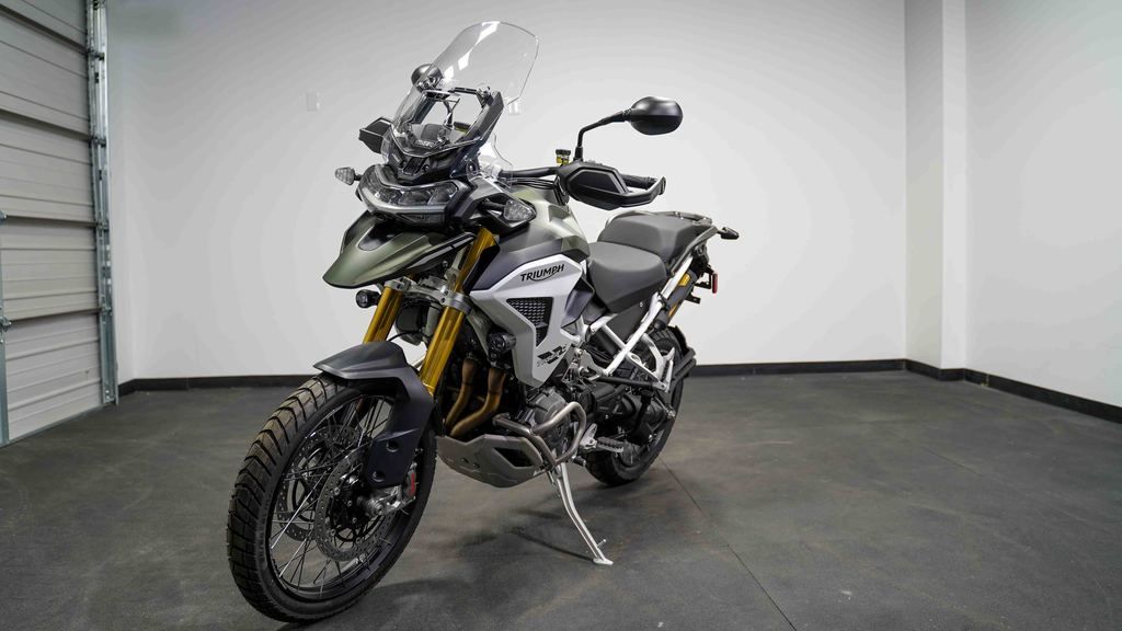 New Triumph Tiger 1200 Rally Pro Matt Khaki Green 2025