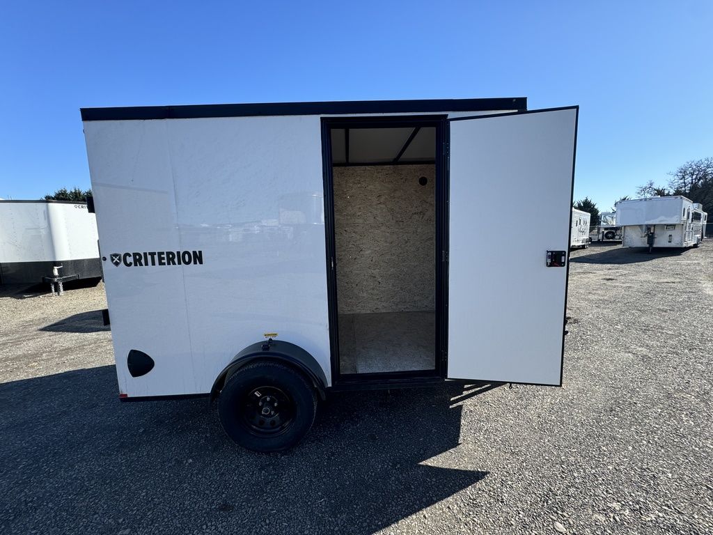 Delivery Down Ramp 2025 Criterion Trailers Enclosed Cargo 6x10 w/Ramp Door 08845 | Akins ...