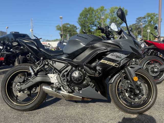 2024 Kawasaki Ninja® 650 Metallic Matte Dark Gray/Metallic Spark Black