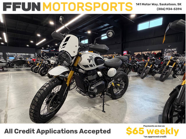 2026 Triumph Scrambler 400 XC Racing Yellow