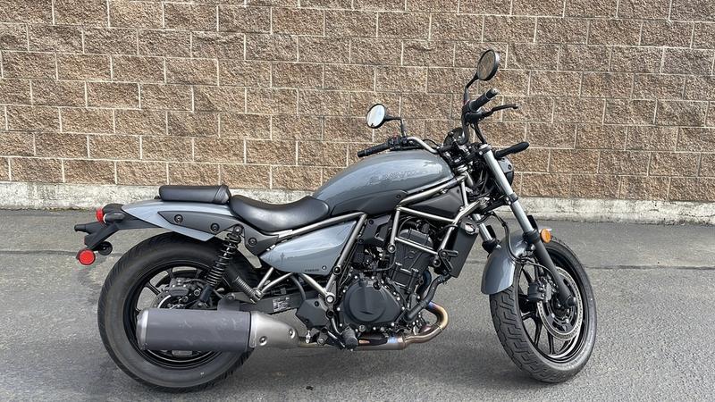 Used 2024 Kawasaki Eliminator Pearl Storm Gray Motorcycle For Sale