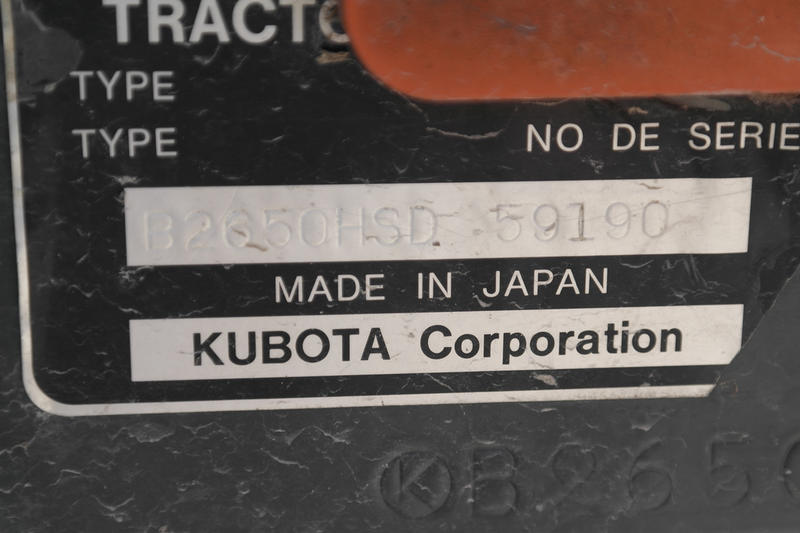 Kubota B2650HSDCC used for sale - photo 21