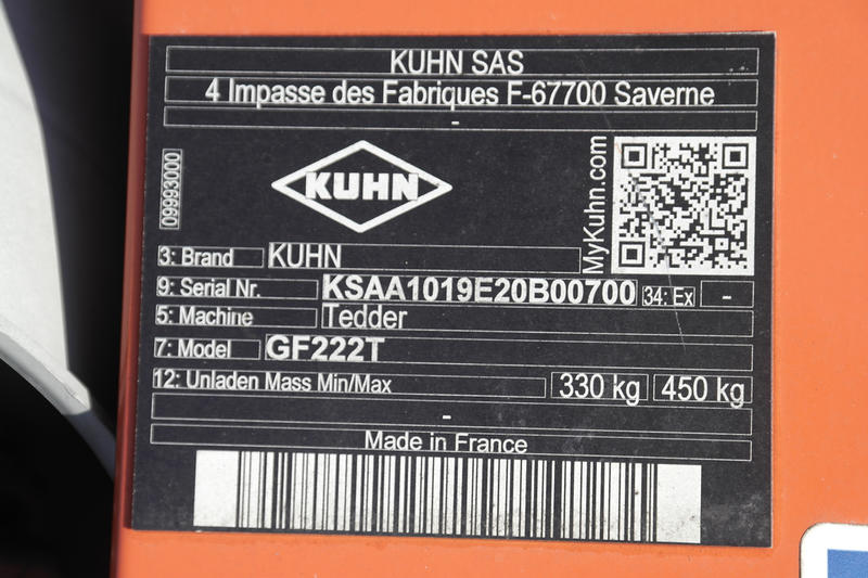 Kuhn GF222T used for sale - photo 13