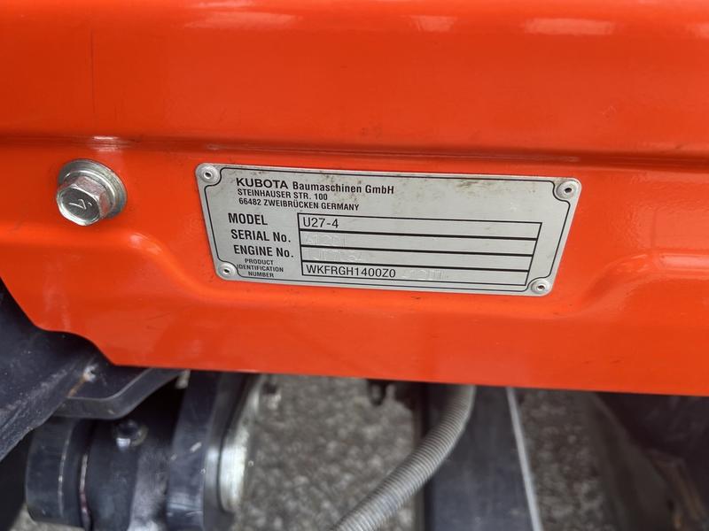 Kubota U27-4G used for sale - photo 19