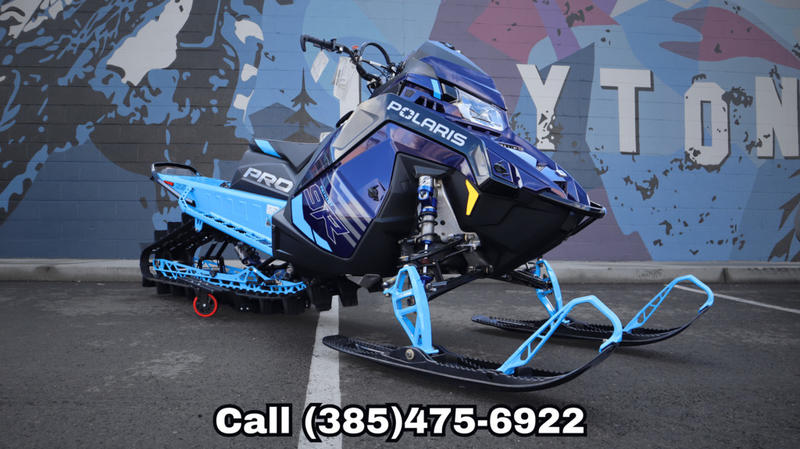 2025 Polaris® 9R PRO RMK 155 Premium Midnight Blue Metallic 