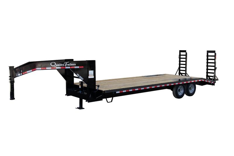 2026 QUALITY 24' GOOSENECK FLAT WITH POP UP 364353 | Altmeyer's Trailer ...