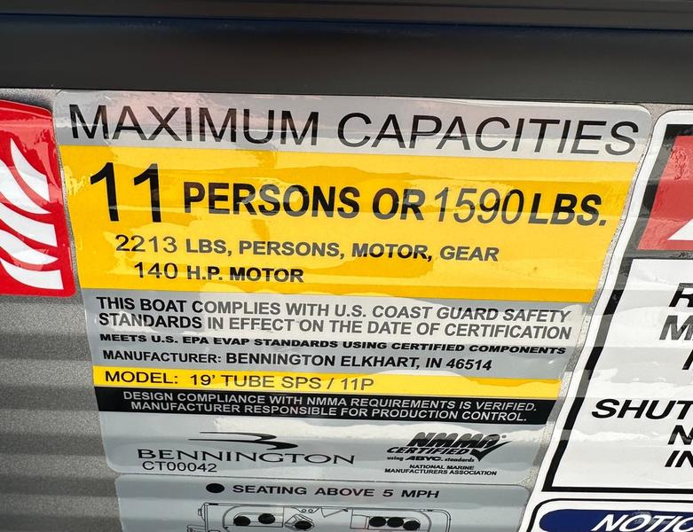 New 2027 Bennington S Quad Bench 20 SSR 21ft Tritoon Boat For Sale