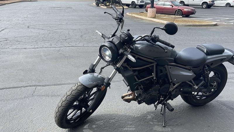 Used 2024 Kawasaki Eliminator Pearl Storm Gray Motorcycle For Sale