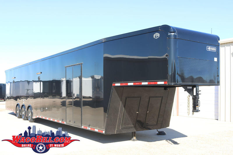 48' Gooseneck Two-Car Race Trailer | Great For Race Teams! Enclosed Car ...