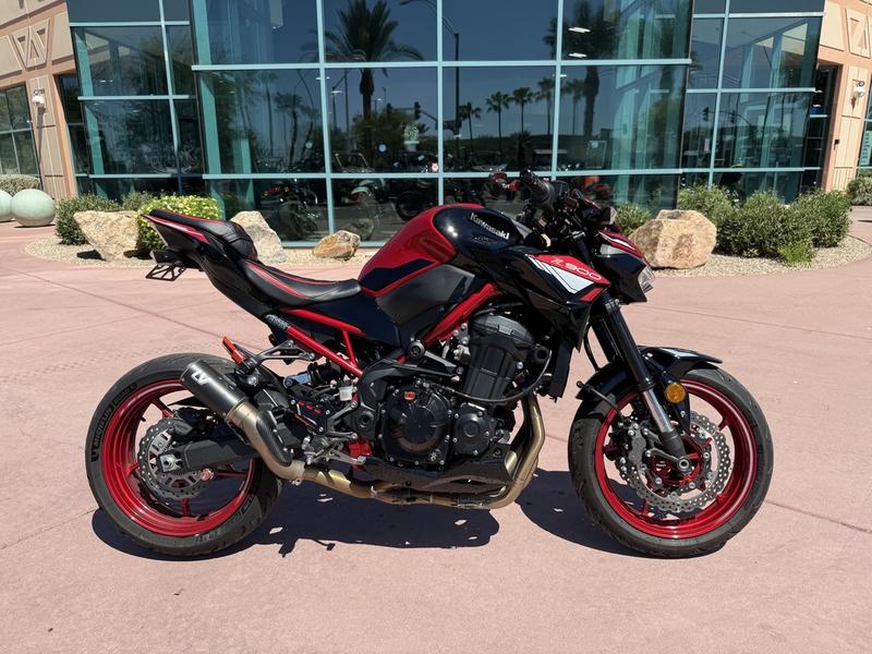 2024 Kawasaki Z900 ABS Candy Persimmon Red/Ebony | RideNow Goodyear
