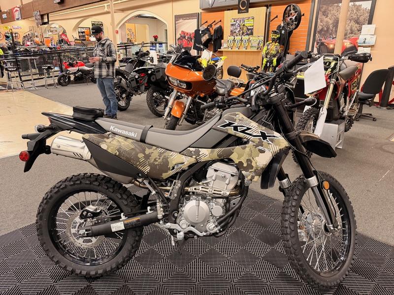 2026 Kawasaki KLX 300 Cypher Camo Beige