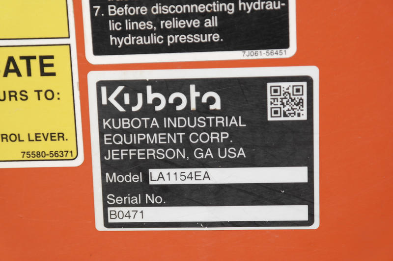 Kubota LA1154A used for sale - photo 12