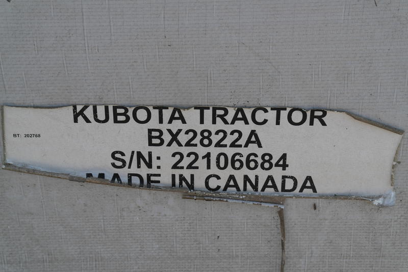 Kubota BX2822A used for sale - photo 13