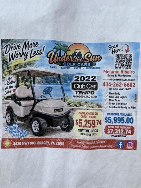 2022 Club Car Tempo photo 4