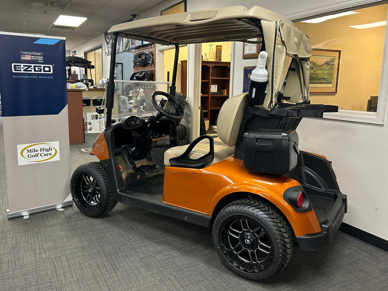 2023 E-Z-GO Freedom RXV ELiTE Tangerine Orange | Mile High Golf Cars