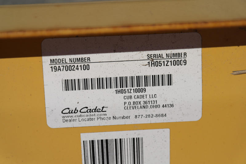 Cub Cadet 58" Blade used for sale - photo 11