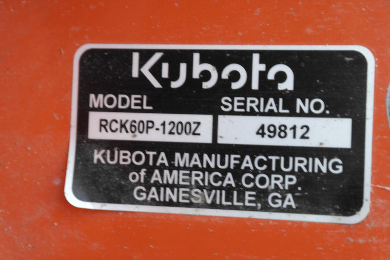 Kubota ZD1211-3-60 used for sale - photo 20