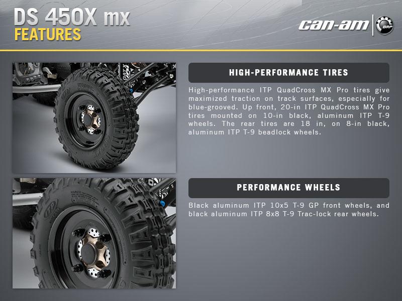 2015 Can-Am® DS 450™ X® mx Base | Bradford Marine & ATV